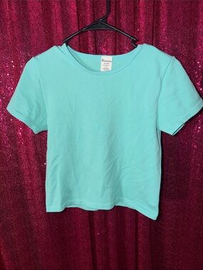 No Boundaries Aqua Short Sleeve Crewneck Tee